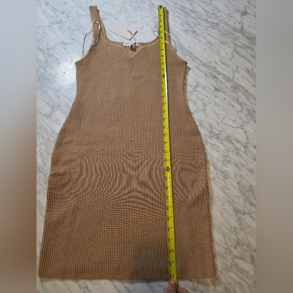 Love Tree Camel Ribbed Mini Dress - Picture 4 of 10